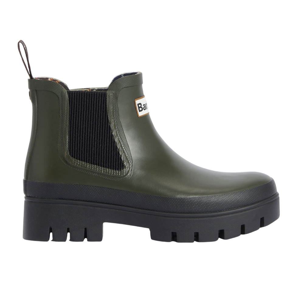 Halton Chelsea gummistøvler – Olive/Black
